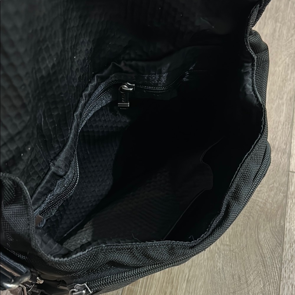TUMI Alpha Bravo Beale Black and Brown Crossbody Bag - Picture 13 of 16